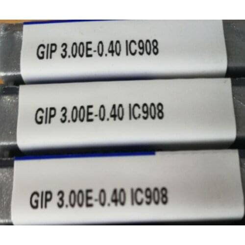 10 PCS CARBIDE INSERT GIP 3.00E-0.40 IC908