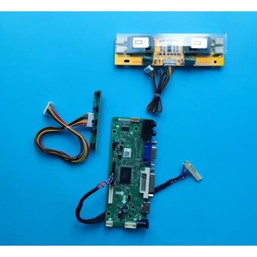 Kit for LM190E08 Monitor 30pin Controller Board LVDS 4 lamps HDMI-compatible Driver Screen VGA DVI M.NT68676 1280X1024