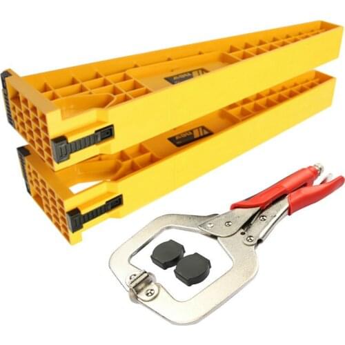 2 Pieces of Drawer Rail Slider Mounting Fixture Auxiliary Positioning Frame Quick Installation Locator Hardware Tool