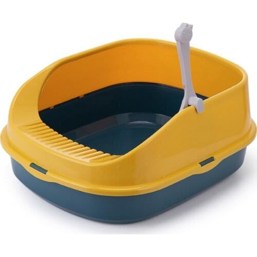 Litter Box Cat Autolimpiable Large Plastics Indoor Toilet Bedpan Anti Splash Products House Furniture Selfs Cat Cleaning Boxes