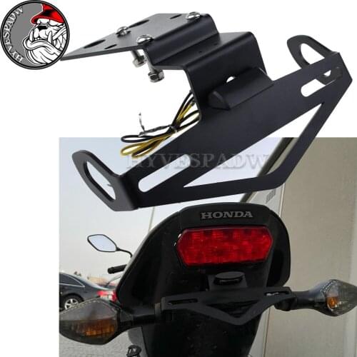 Motorcycle License Plate Holder License Bracket Tail Tidy Fender Eliminator for Honda CB650F CBR650F 2014 2015 2016 2017