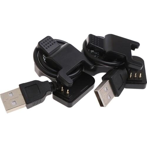 New TW64 68 For Smart Watch Universal USB Charging Cable Charger Clip Black 2/3 Pins Space Between 4/5.5/6 Mm Black