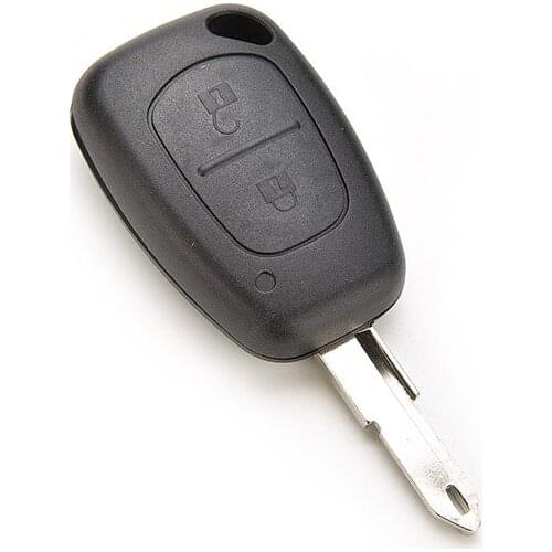 New 2 Button Remote Shell Case Blank For Vivaro Movano Renault Traffic KANGOO For NISSAN