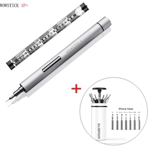 New Wowstick 1p precision mini wireless screwdriver with 2 batteries for smartphone camera repair tool and box