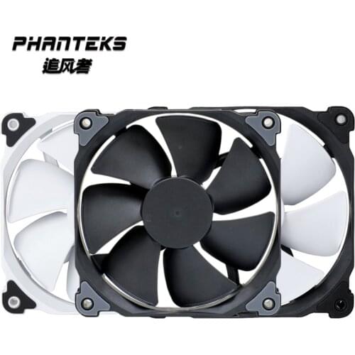 Phanteks Black ,White 4PIN PWM 12CM ,14CM Fan ,12V Radiator,Computer Fans ,Hydraulic Bearing Slient ,Chain Connect PH-F120/140MP
