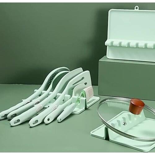 Silicone Kitchen Countertop Storage Mat for Utensils Cutlery Knives Pot Lid Accessories Tools and Gadgets Holder Organizer