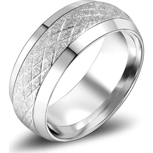 Titanium Ring For Men Women Couple Wedding Rings Stainless Steel High Quality Never Fade Jewelry Gift To Best Friend