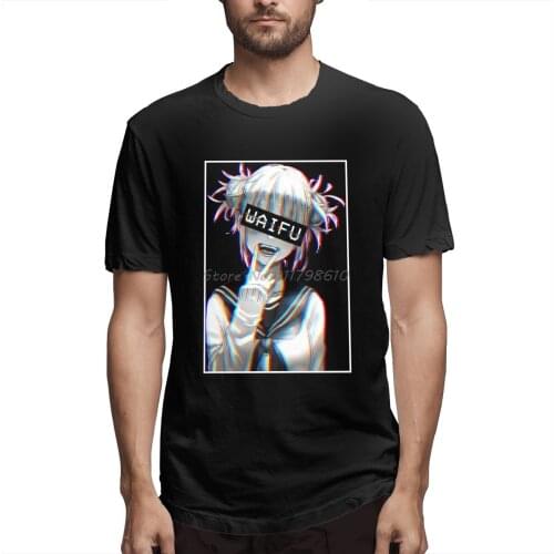 Toga Waifu Anime My Hero Academia T Shirt Plus Size Cotton Short Sleeve T Shirt Men Cotton Tees Streetwear Harajuku