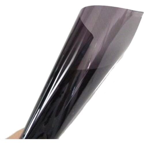 50cmX300cm Charcoal window tint film glass VLT 15% roll 2 ply auto house commercial UV+Insulation car tint film for side window