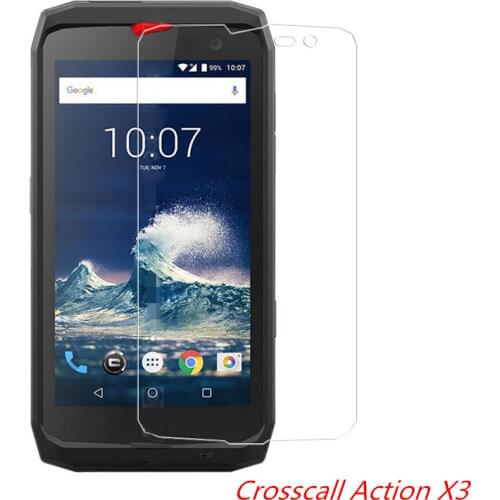 2.5D Tempered Glass for Crosscall Trekker M1 Core Trekker X4 Screen Protector for Crosscall Action X3 Cover Protective Glass