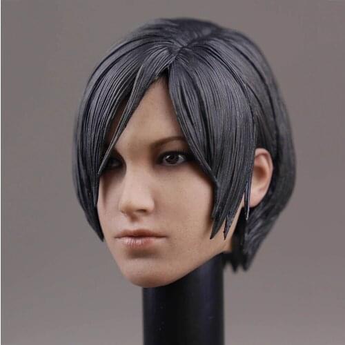 1/6 scale female zombie Ada Wong head sculpture fit 12 inch action figure Female PH UD TBL Figure Body