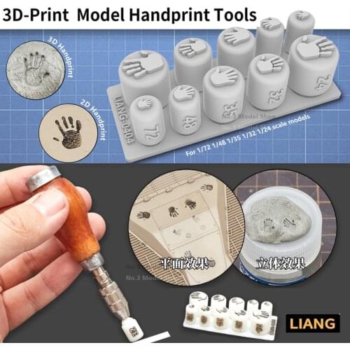 1/72 1/35 1/32 1/24 Miniature Model Scenario Modelling 3D Print Handprint Tools Scene Accessories