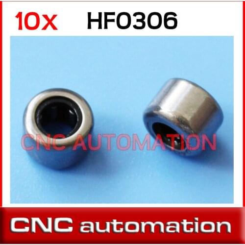 10pcs HF0306 3x6.5x6 HF0406 4x8x6mm HF0608 6x10x8mm One Way ClutchMiniature Needle Bearings