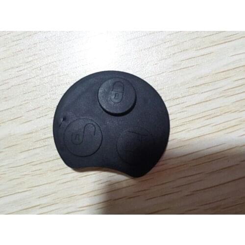 10PCS/lot Smart Key Rubber Button For Mercdes Benz Smart Remote Key Pad 3 Buttons Fob Car Key Cover