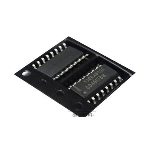 50PCS CD4017 4017 SOP-16 SMD COUNTERS/DIVIDER NEW GOOD QUALITY