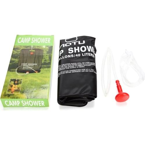 A0NIJIE 40L Solar Shower Bag Outdoor Camping Hiking Shower Pack Portable Lightweight Water Bag Bathing Pocket