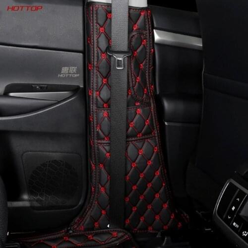 Car B Pillar Anti Kick Pad Anti Dirty Pad Car Interior Modification For Toyota Highlander 2015 2016 2017 2018 2019 2020