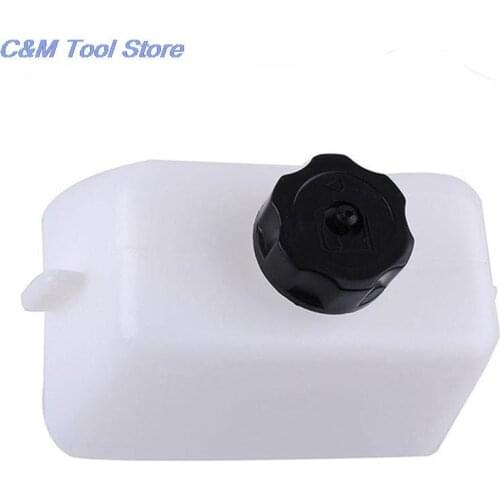 New White Plastic Motorcycle Petrol Fuel Tank For Mini Motor Dirt Bike Dirtbike Filter 1L Motorcycles Acc 1pc