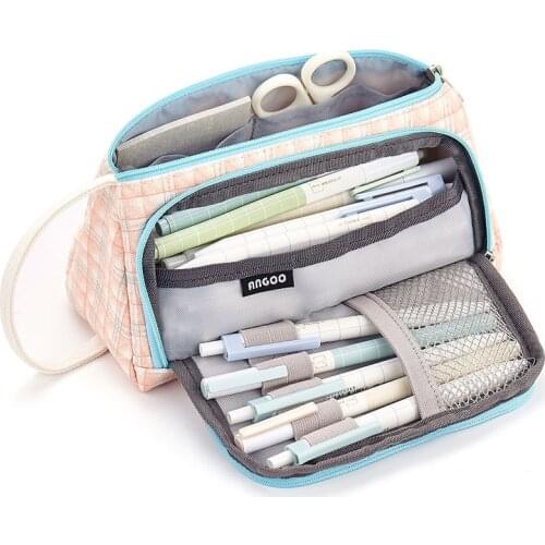 New Super Pencil Case Kawaii Large Capacity Pencilcase School Pen Case Supplies Pencil Bag School Box Pencils Pouch Stationery