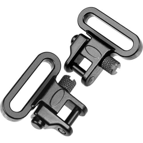 FEICHAO 2x Metal Tactical QD Rail Sling Swivel Mount Adapter Quick Detach Strap Sling Mount Buckle for Picatinny Rifle Accessory