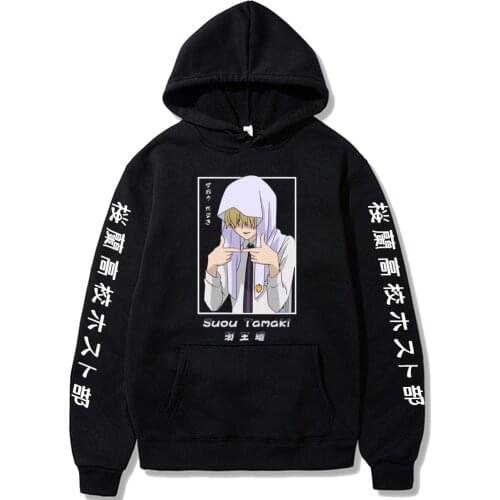 Hot Anime Ouran High School Host Club Print Casual Kawaii Anime Suou Tamaki Mens Womens Unisex Hoodie Sweatshirt