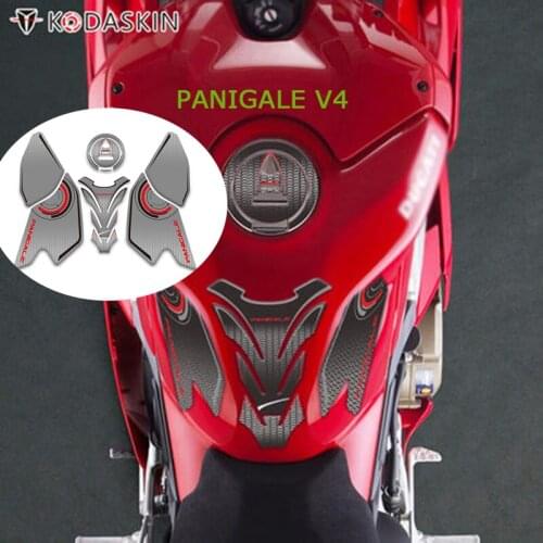 KODASKIN Motorcycle 3D Gas Cap Tank Pad Sticker Decal Emblem for PANIGALE V4