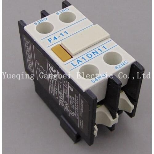 Contactor Auxiliary block F4-11,1NO+1NC The auxiliary contact LA1DN11
