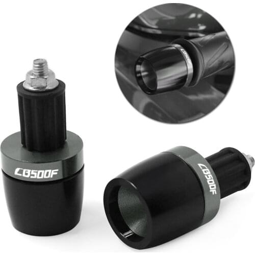 Motorcycle 7/8" Handlebar Grips Ends Handle Bar Universal Counterweight Cap Plug Slider Cover For HONDA CB500F CB 500F CB 500 F