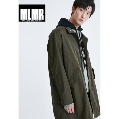 JackJones Mens Spring Mid-length Printed Parka Coat |219121543