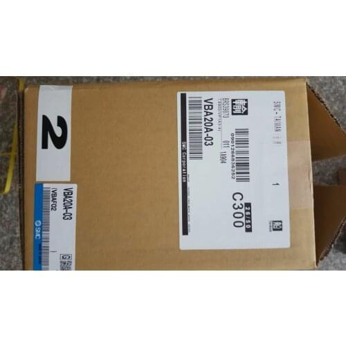 New SMC VBA20A-03 Pressurization valve free shipping
