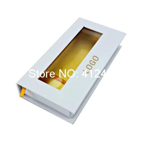 Excellent quality custom empty Lash book paper box with glue ---PX2068