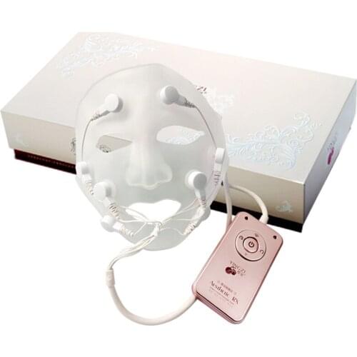 Portable Edible grade silica gel charging Mask machine Beauty Vibration massage Remove wrinkles Restore skin luster