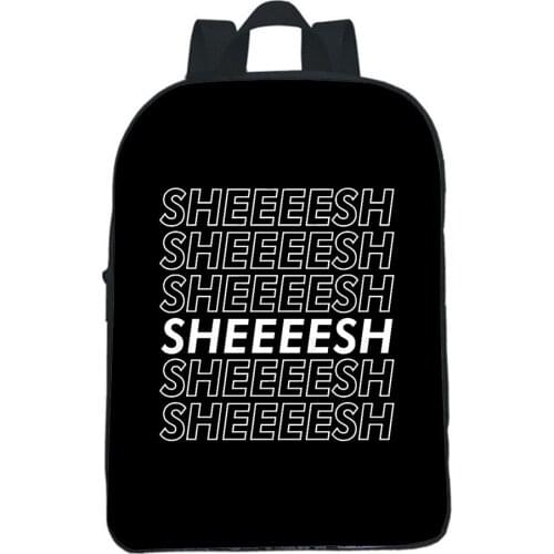 Sheesh Backpack Children Bag Student Bookbag Boy Girl Bag Cartoons Sheesh Printing Cosplay Travel Rucksack Mochila Kids Gift