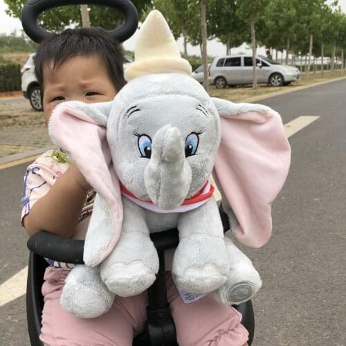 Disney Movie Dumbo Elephant Animal Stuffed Plush Toy Dolls 35cm Childrens Presents