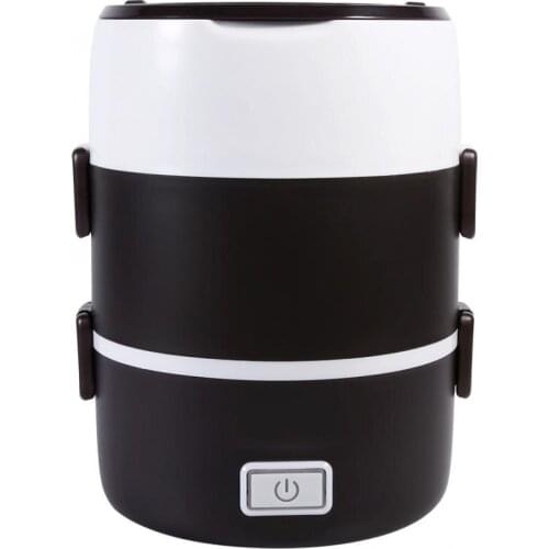 3 Tier Electric Heated Heating Lunch Box Set Food Warmer Container Bento Portable 220V Kitchen Cooking