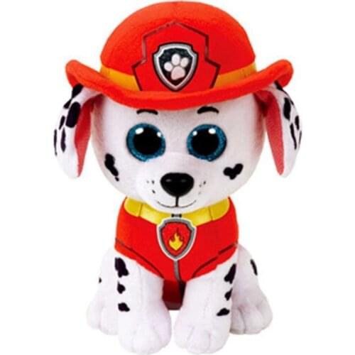 Ty Big Eyes Beanie Dog Plush Toys Soft Stuffed Ragdoll Doll Cute Marshall Rocky Zuma Childrens Christmas Gift 15cm