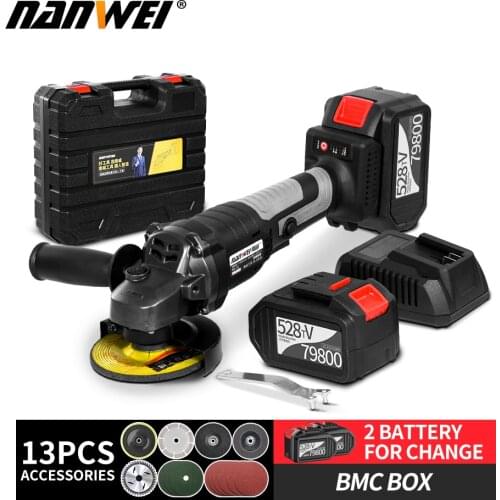Variable Speed Electric Angle Grinder Machine Angular Power Tool Grinding Cutting Grinding Metal Wood