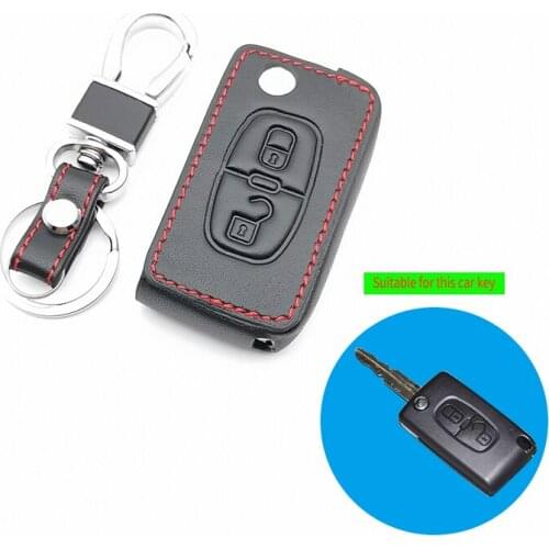 High quality 2 buttons car key case for Peugeot 207 307 308 407 408 for Citroen C3 C4 C4L C5 C6 protection key cover accessories