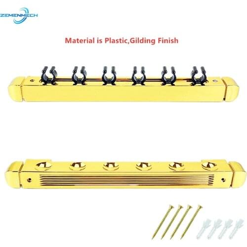 Gilding Vertical 6 Rods Rack Fishing Pole Holder Display Racks Fixing Wall Mounted Collection Storage Stand For Fishing Rod Kiln
