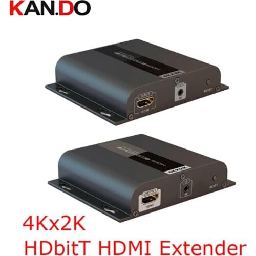 383-4k 4K*2K HDbitT HDMI Extender Up to 120m LAN Repeater over CAT5/5e/6 IR Transmits HDMI V1.4 HDCP video transmission