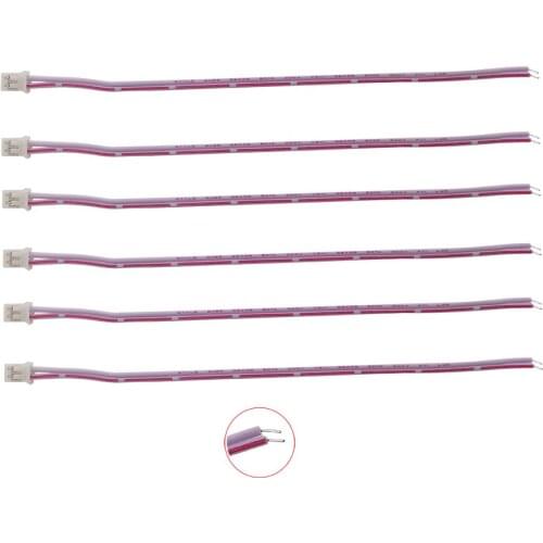 5Pcs JST PH 2.0 2 Pin Female Single Head Cable Connectors Pitch 2.0mm JST Cable Wire Connector 20CM