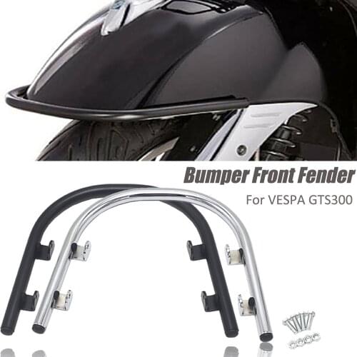 Motorcycle Bumper Front Fender Fender Black Bumper Fender U-Bar Crash Bars For Vespa GTS300 GTS 300