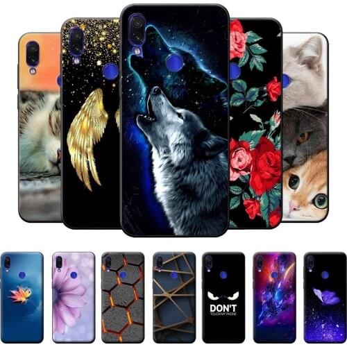 Redmi Note 7 Case Silicone Soft Back Cover Cases For Xiaomi Redmi Note 7 7 Pro Matte TPU Phone Bag on Redmi Note 7 Pro Bumper