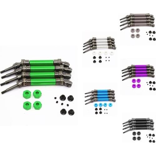 For 1/10 Traxxas Slash 4x4 Stampede VXL 2WD 6851R 6851X 6852R 6852X of CVD Steel Front Rear Drive Shaft Assembly Heavy