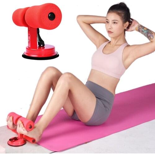Home Men and Women Waist Exercise Weight Loss Abdominal Suction Cup Bracket Fitness Equipment Sit-Up Aids Abdominal Muscles