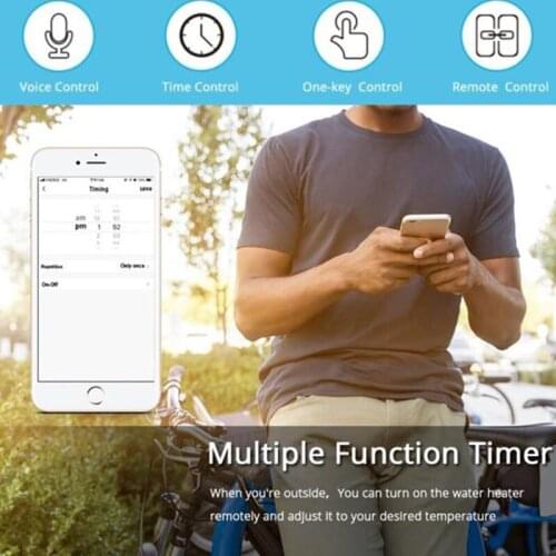 EU/Wifi Smart Switch 20A Water heater switch With Timer Touch Screen Induction Smart Life Water Heater Voice Control Switch Work