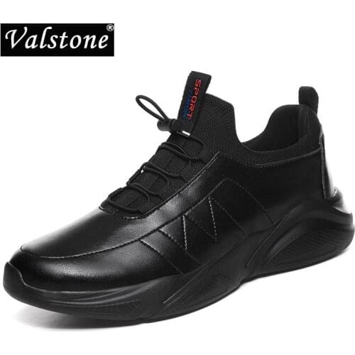 Valstone Sneaker For Men Casual Flats Men Shoes Elastic Band Breathable Footwear Outdoor Light Zapatos De Hombre Plus Size 39-48