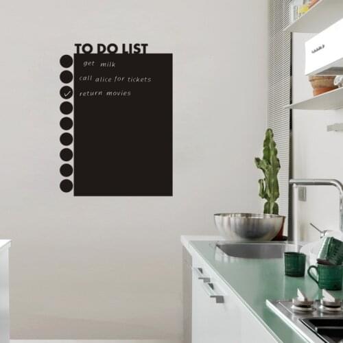 To Do List Planner Calendar Chalkboard Blackboard Vinyl Wall Sticker Decal Planner Mural Wallpaper