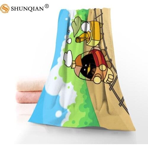 Custom Little lovely bear Towels Microfiber Fabric Popular Face Towel/Bath Towel Size Print your picture