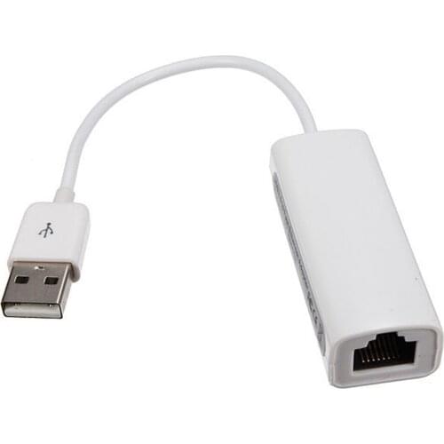 CAA-USB 2.0 to RJ45 LAN Ethernet Network Adapter For Apple Mac MacBook Air Laptop PC